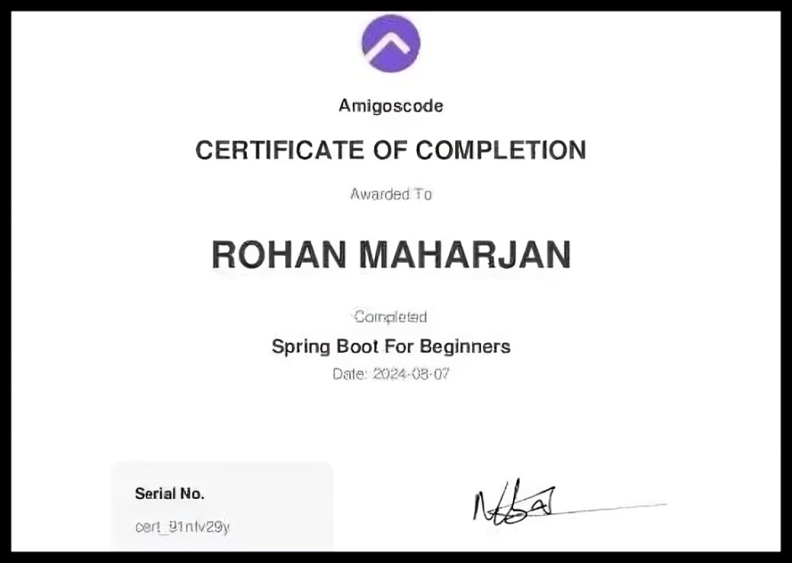 Certification Title